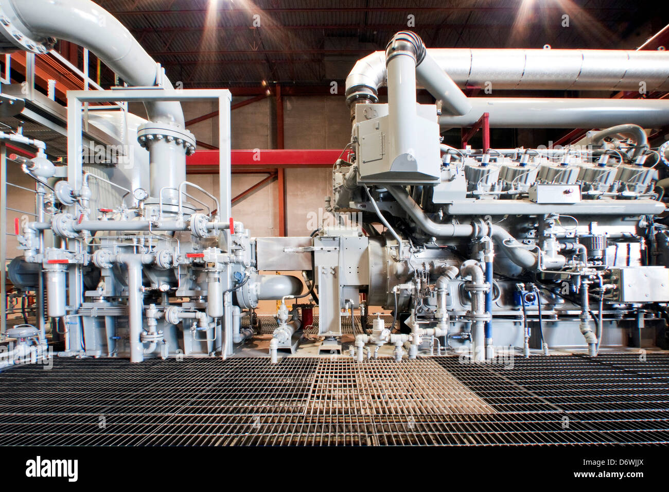 Natural Gas Compressor Station Stock Photo Alamy