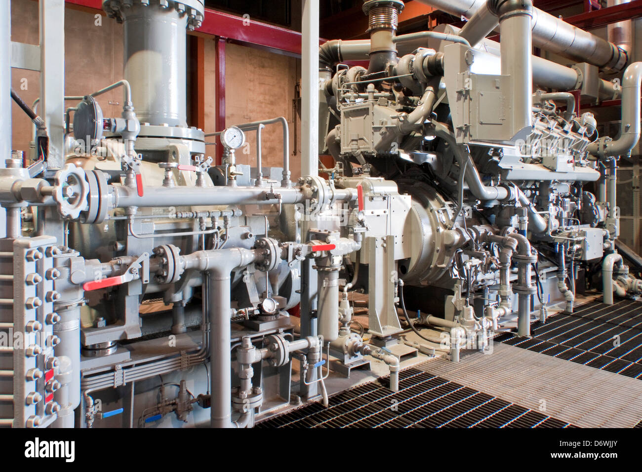 Natural Gas Compressor Station Stock Photo Alamy