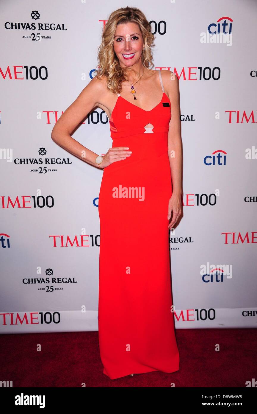 Spanx CEO Sara Blakely attends the 2013 Time 100 Gala at Frederick P. Rose  Hall, Jazz at Lincoln Center in New York, NY, on April 23, 2013 (Photo by  Anthony Behar/Sipa USA