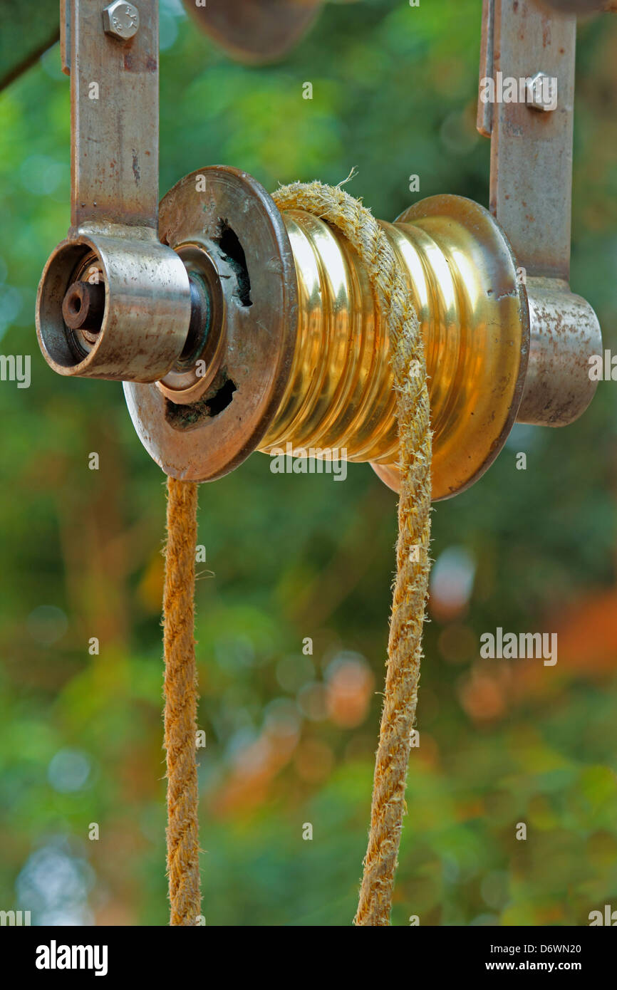 'Rahate', a pulley used for drawing water out of a well in a