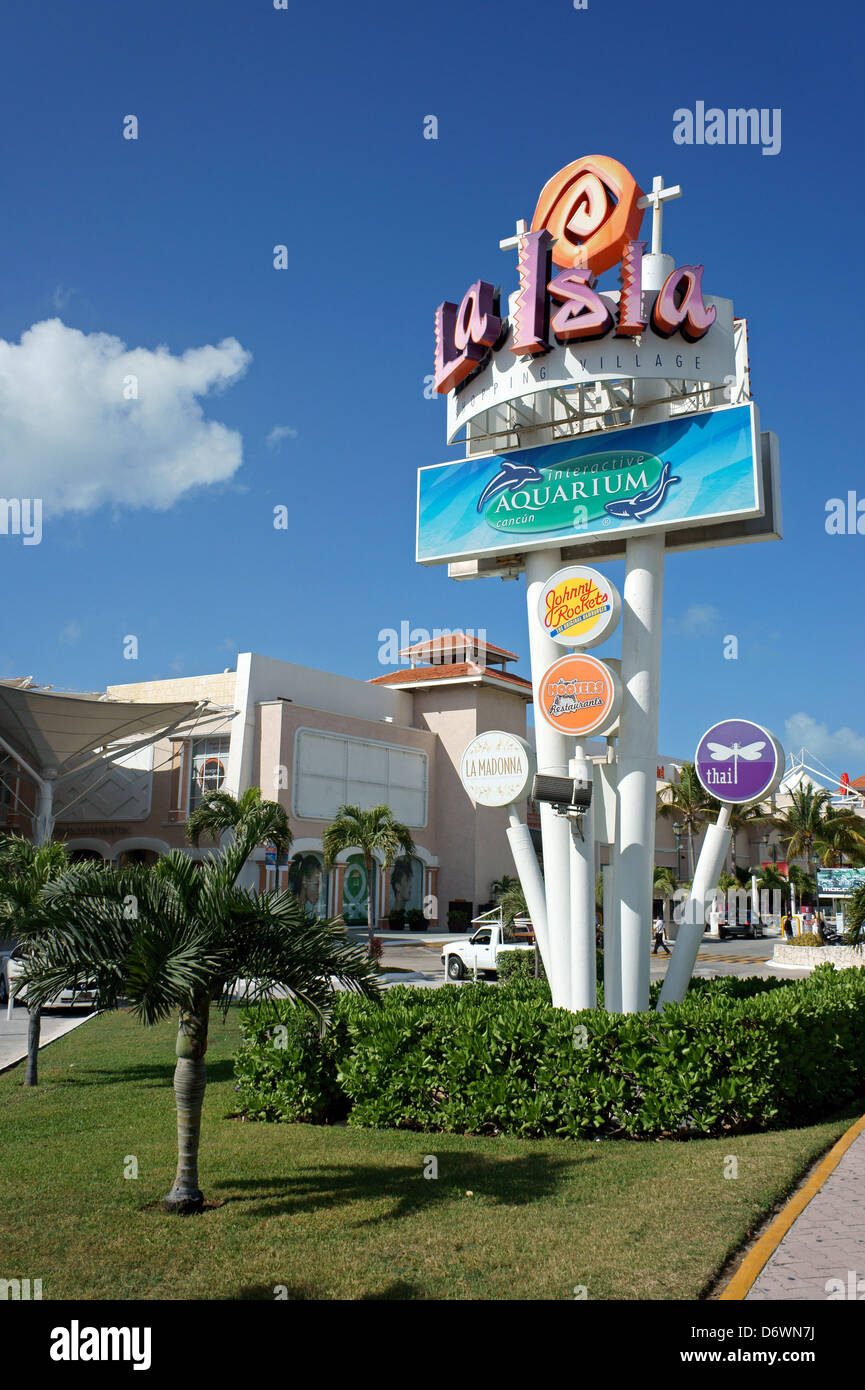La Isla Shopping Village mall in the Zona Hotelera, Cancun, Quintana