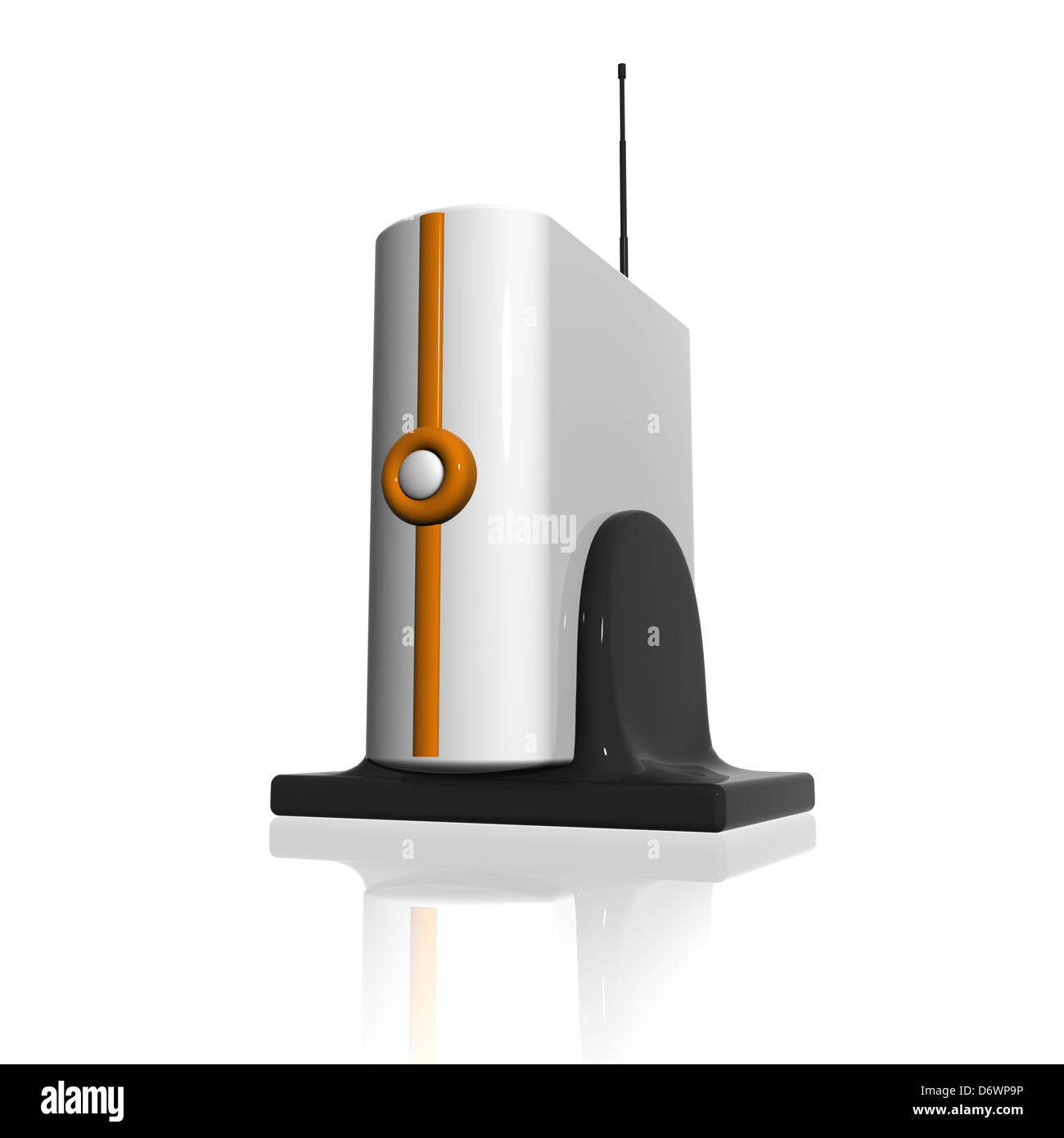 Computer modem antenna signal image Stock Photo Alamy