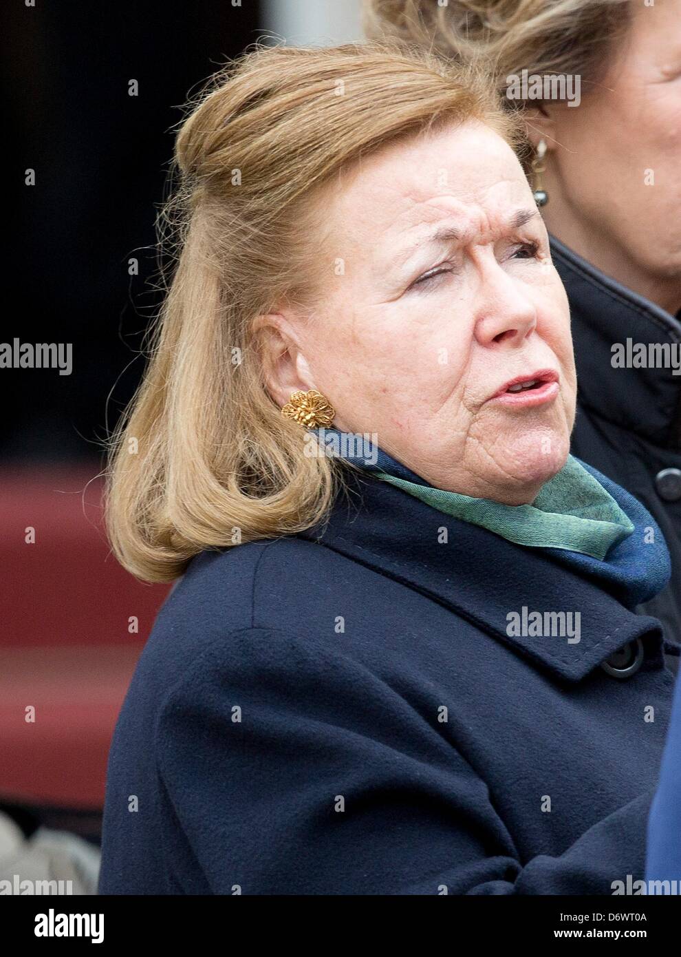 The Hague, The Netherlands. 23rd April, 2013. Princess Christina of The Netherlands attends the Koninginnedag concert (Queen's Day concert) at Royal Palace Noordeinde in The Hague, The Netherlands, 23 April 2013. Photo: Patrick van Katwijk/dpa/Alamy Live News Stock Photo