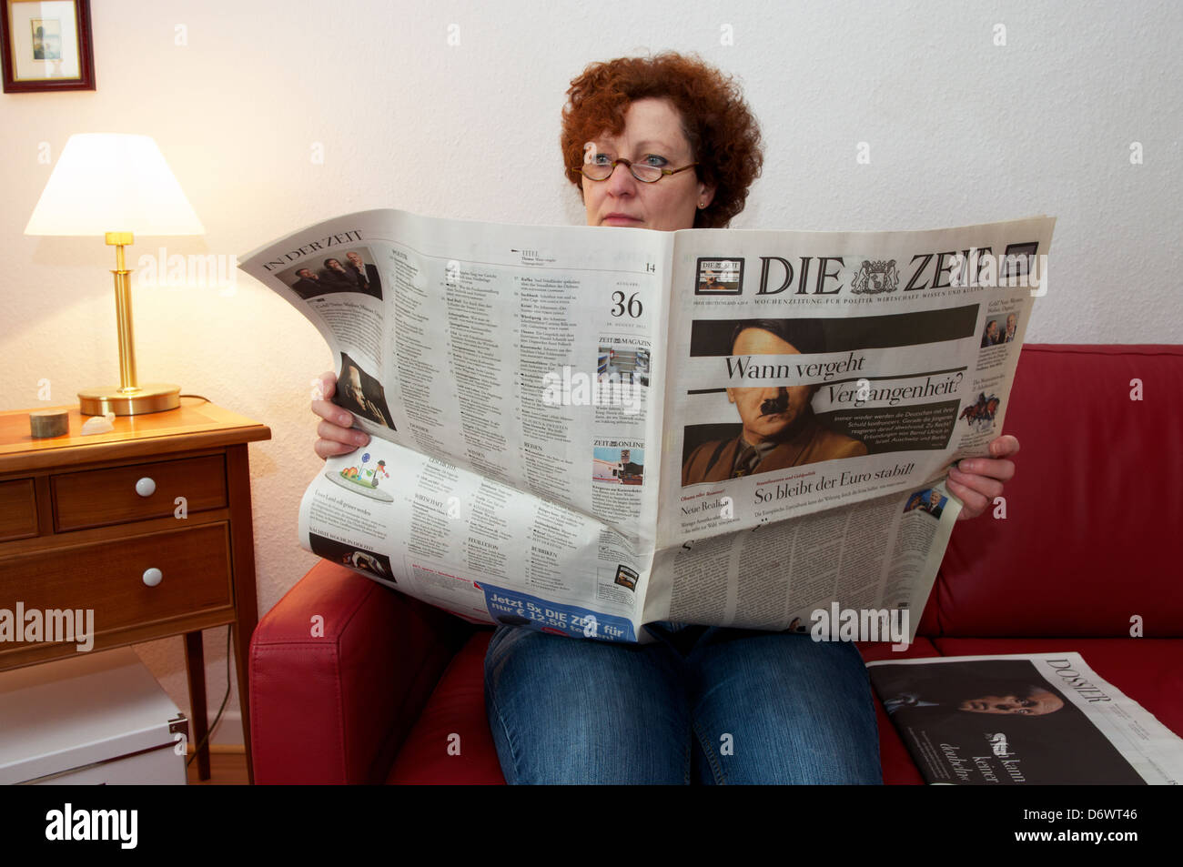 Die Zeit newspaper Stock Photo