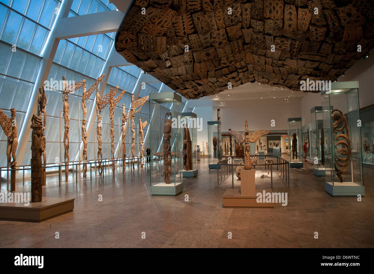 The Arts of Africa, Oceania, and the Americas gallery in the Metropolitan Museum of Art, (Met ...