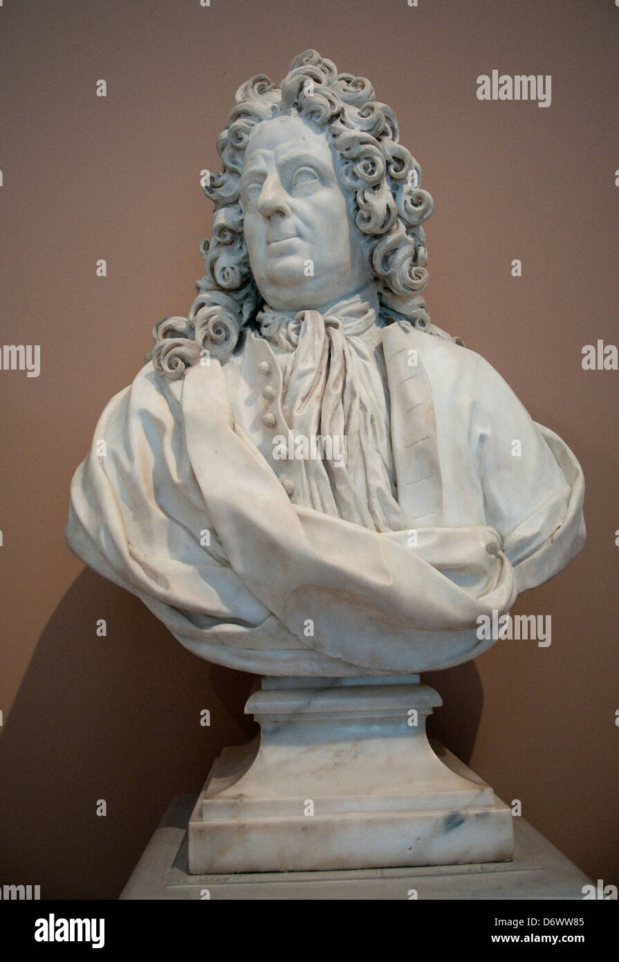 Bust of Giovanni Andrea Muti in the Metropolitan Museum of Art, (Met) New York City USA Stock Photo