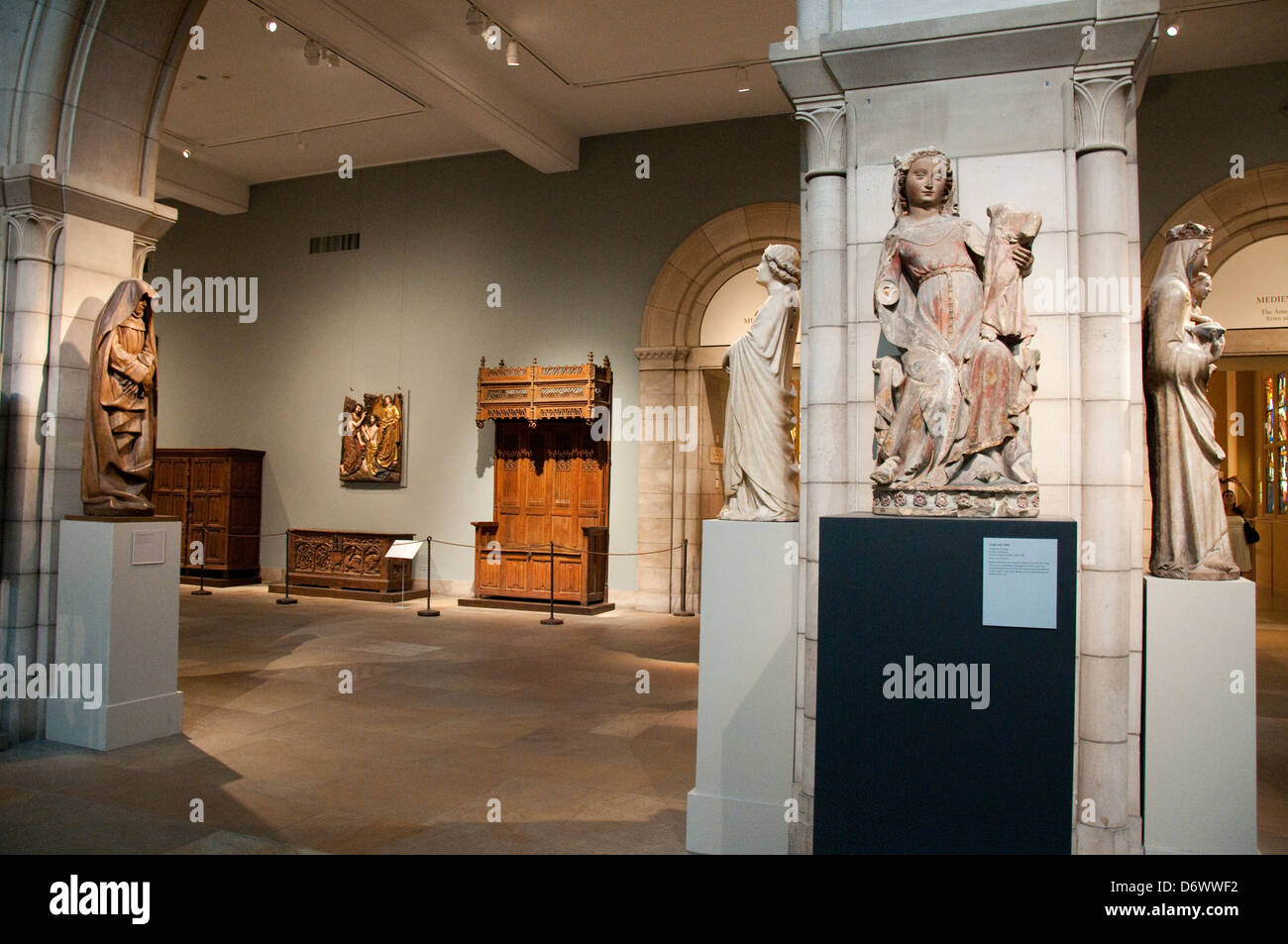 European Sculpture and Decorative Arts in the Metropolitan Museum of Art, (Met) New York City USA Stock Photo