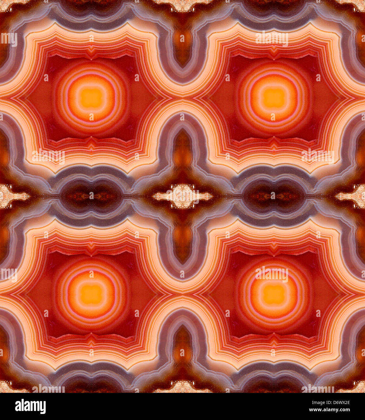 Cross section of geode repeated pattern Stock Photo Alamy