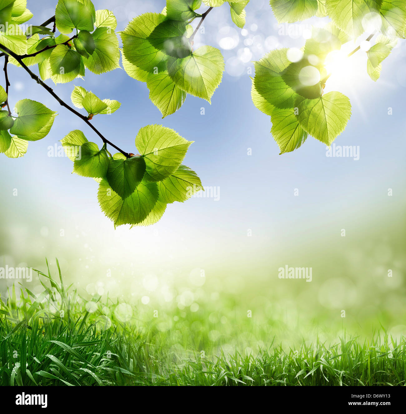 Abstract spring background Stock Photo Alamy