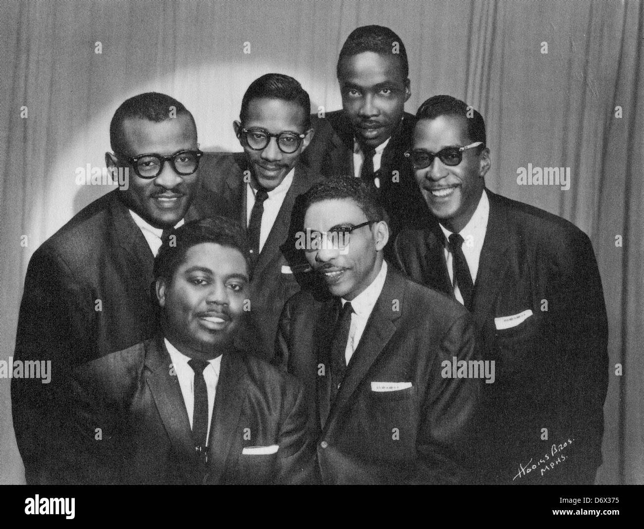 THE SWAN SILVERTONES  US Gospel group about 1948 with Claude Jeeter fourth from left Stock Photo
