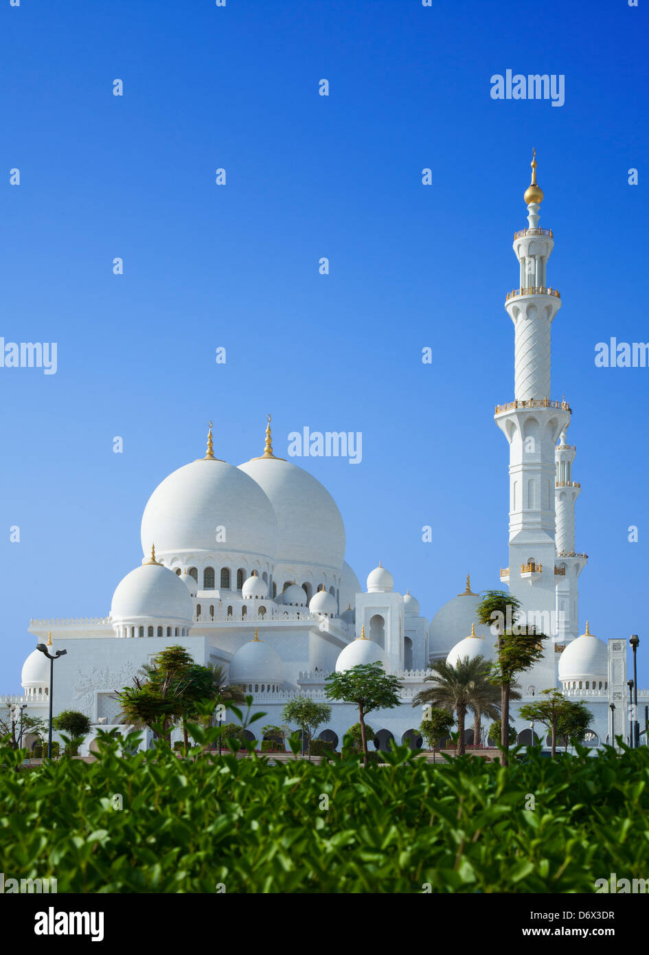 Beautiful Scenery Sheikh Zayed Mosque In Abu Dhabi City Uae Stock