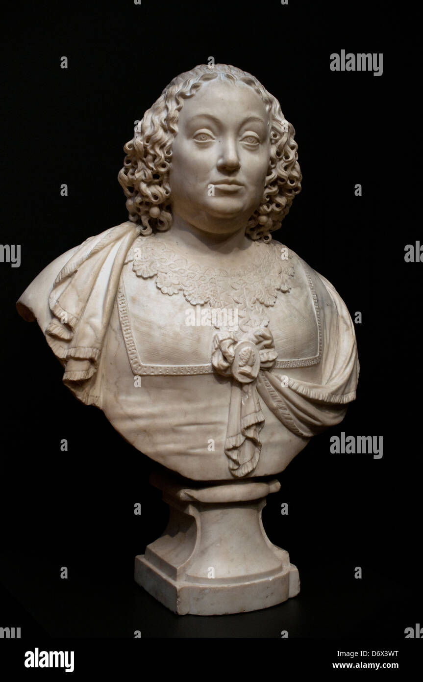 Johanna Dore 1645 Francois Dieussart 1600-1661 Sculptor Flemish Belgian Stock Photo