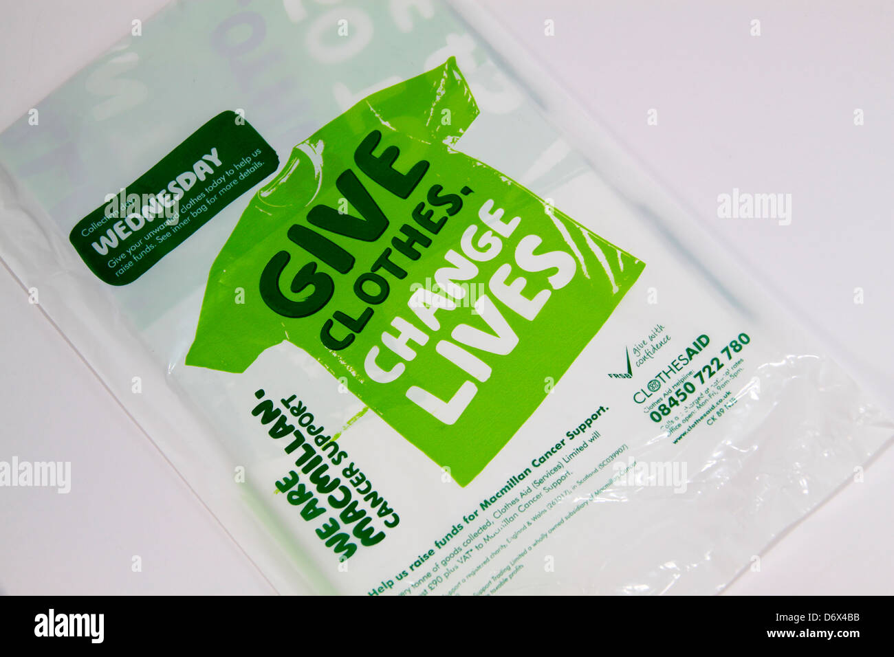 Charity collection bag hi-res stock photography and images - Alamy
