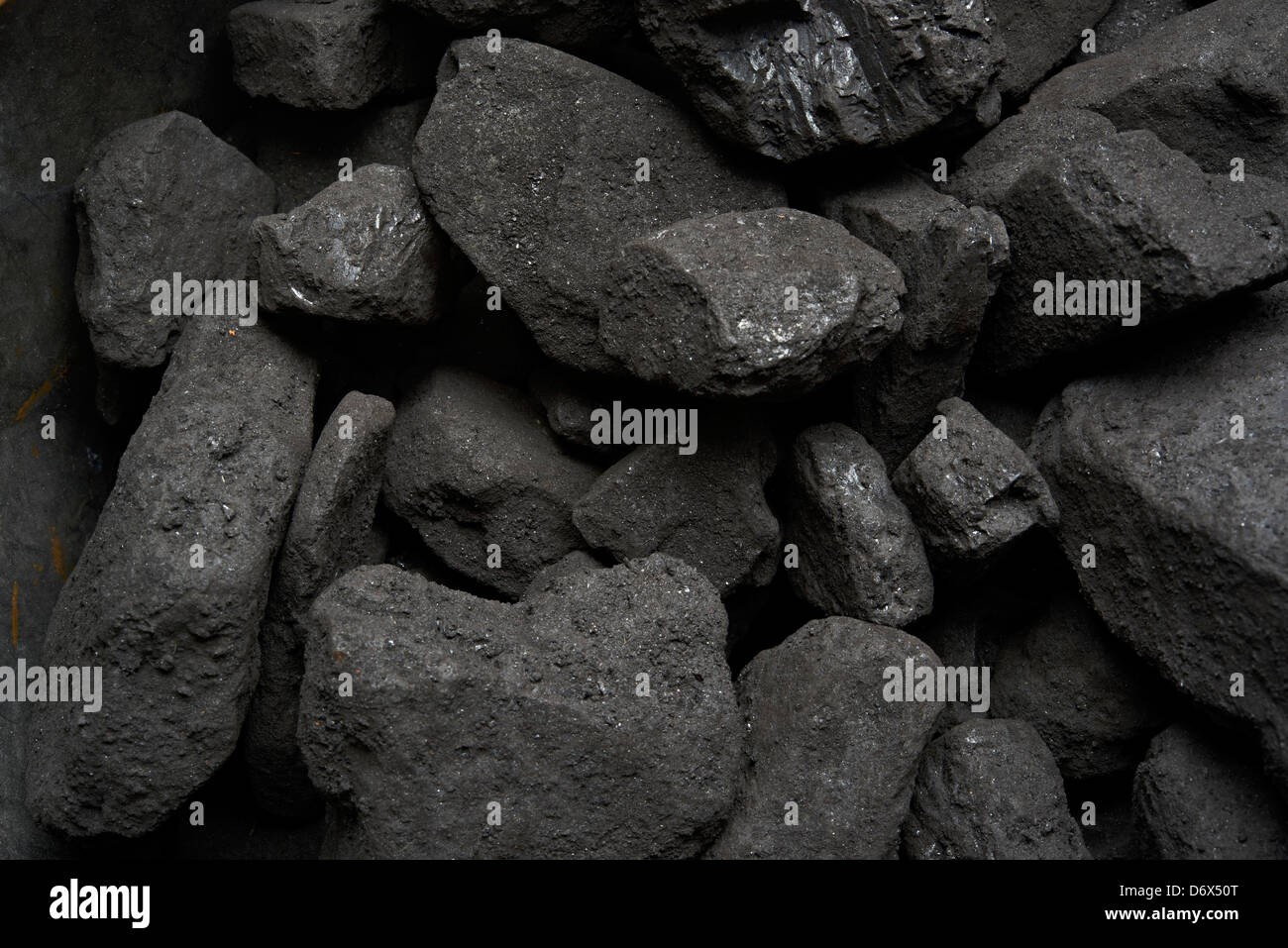 Coal close up Stock Photo