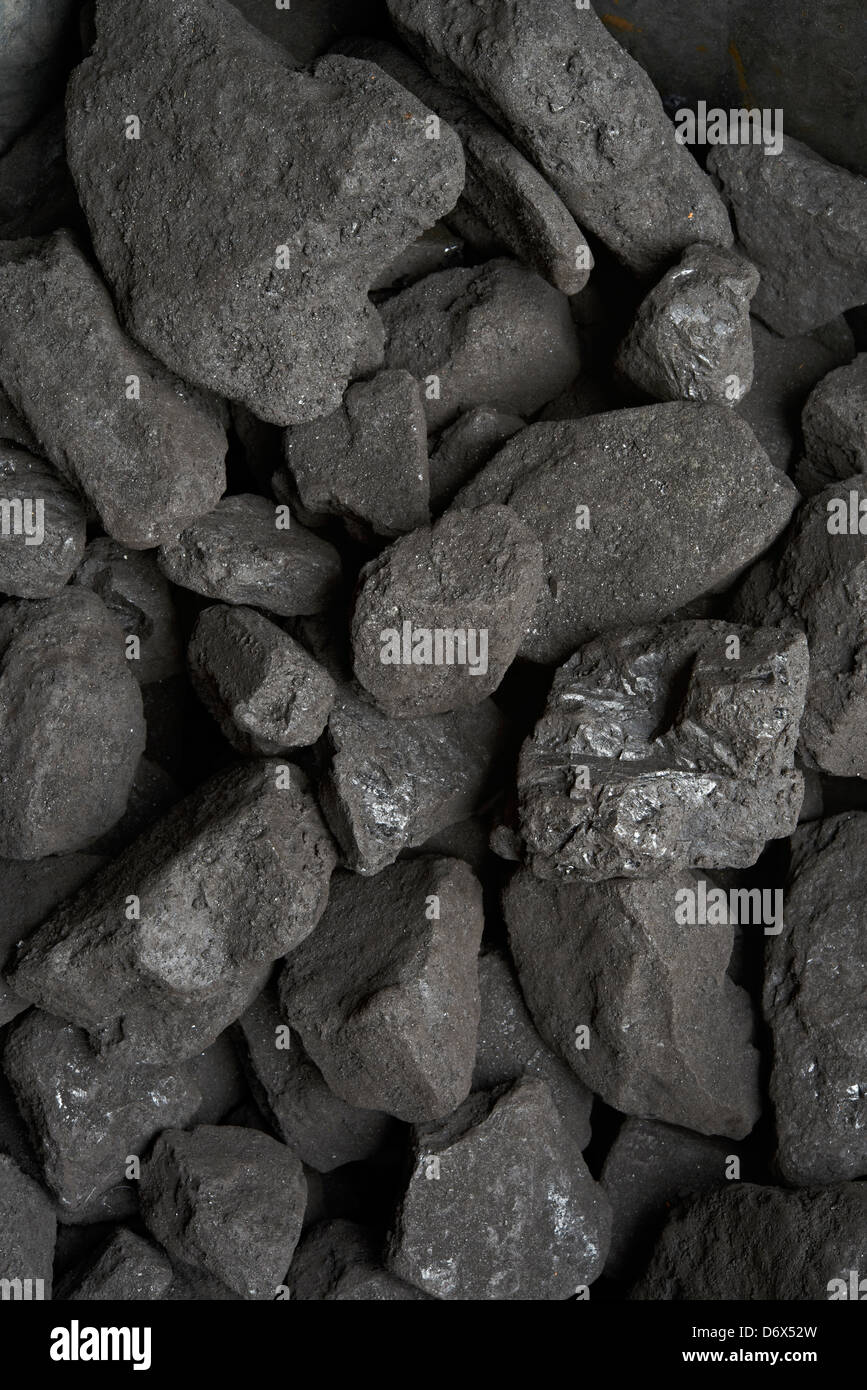 Coal close up. Stock Photo