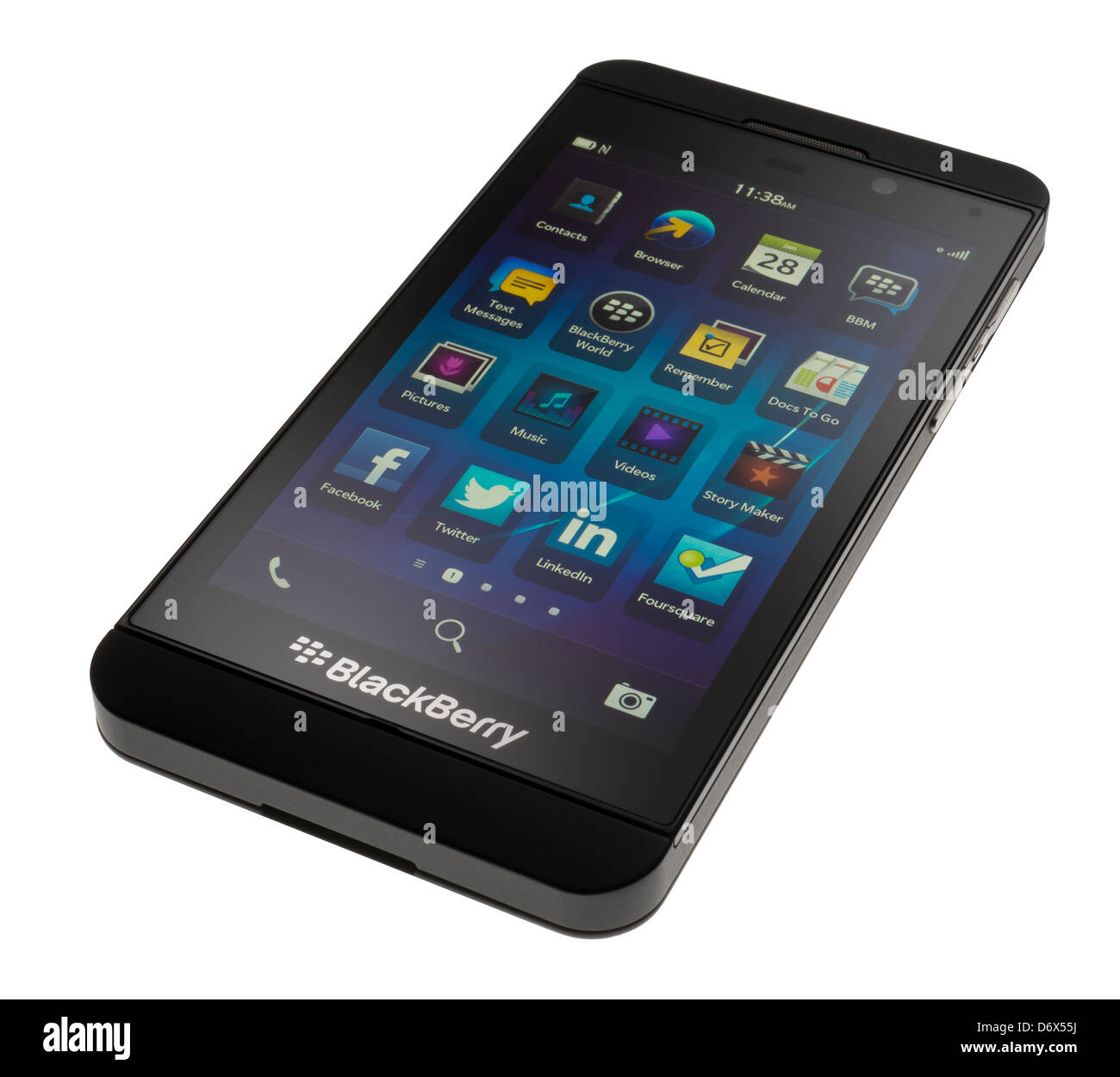 Blackberry Z10 smartphone Stock Photo