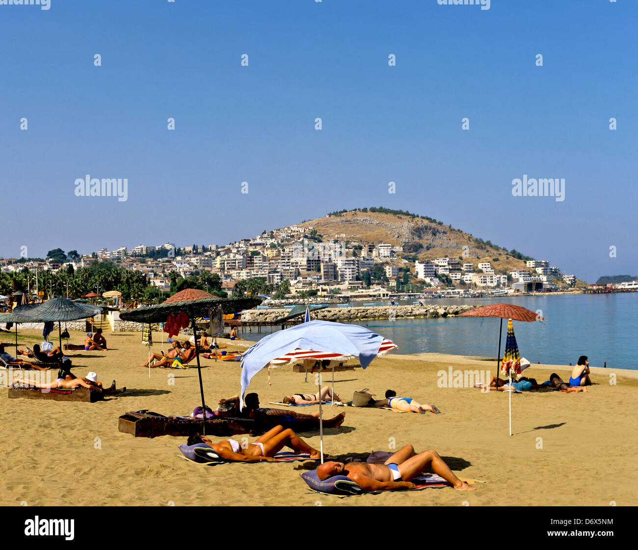 8569. Kusadasi Beach, Turkey, Europe Stock Photo