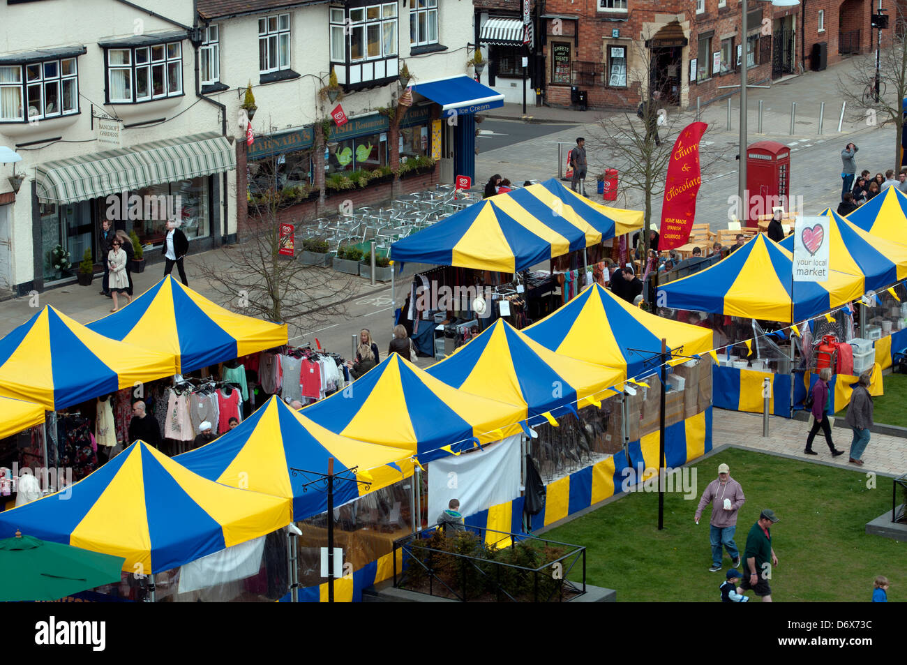 The Sunday market, StratforduponAvon, UK Stock Photo Alamy The Sunday market, StratforduponAvon, UK Stock Photo Alamy