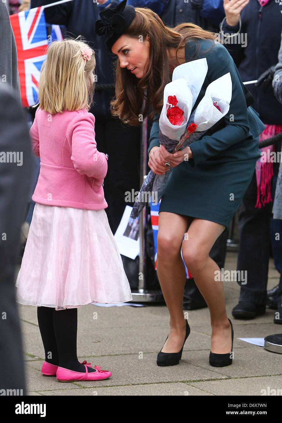 Catherine, Duchess of Cambridge, aka Kate Middleton arrives at ...