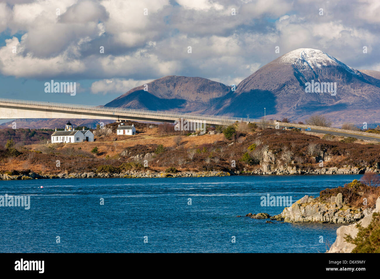 A view towards the Skye Bridge over Loch Alsh, connecting mainland