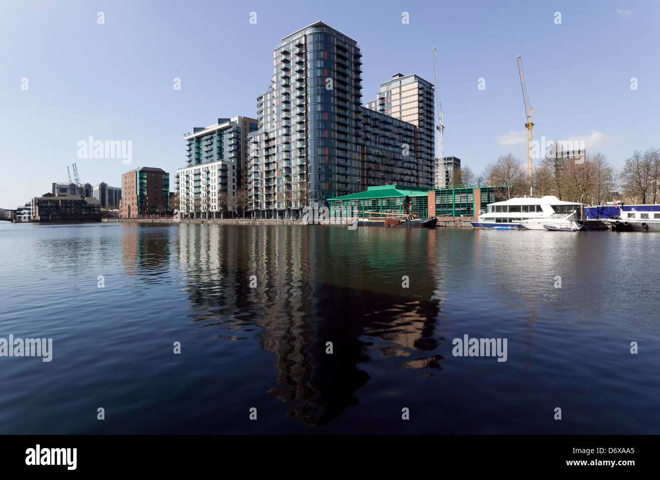 Ability Place, Millwall Inner Dock, Millwall, Isle of Dogs, London. Stock Photo