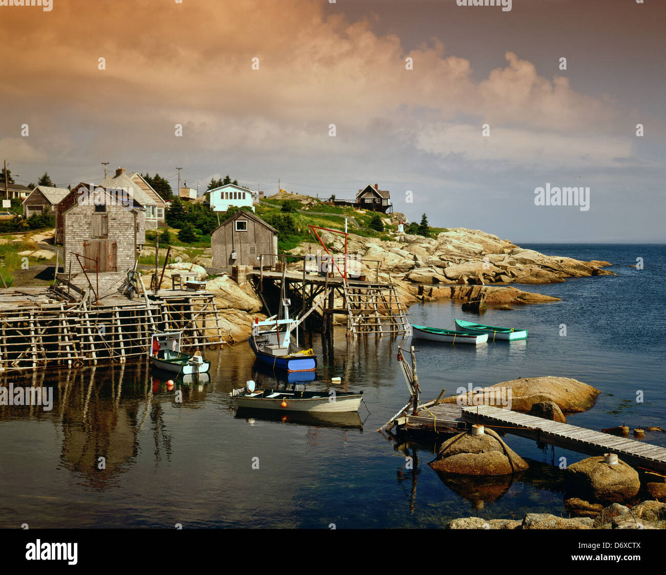 Fishing Village of Portuguese Cove in Canada;Nova Scotia;East Coast