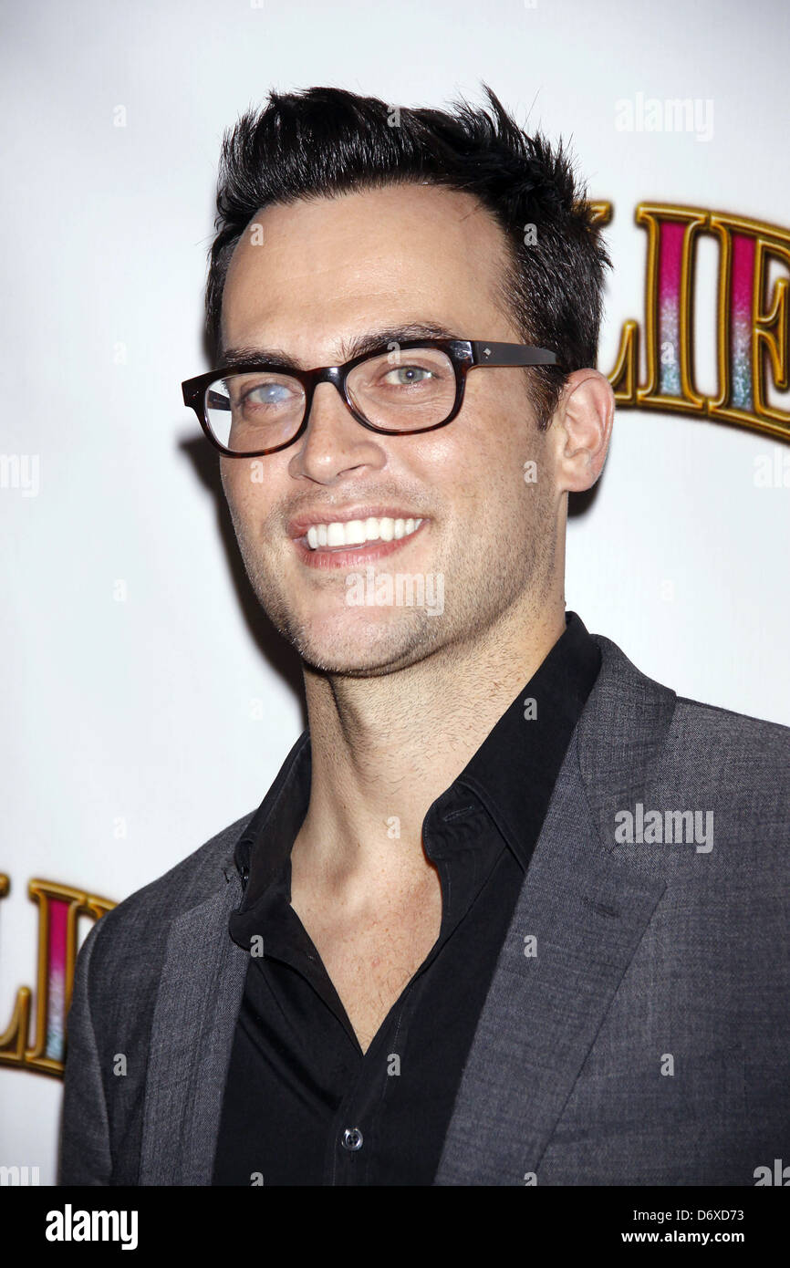 Cheyenne Jackson Opening night of the Broadway musical production of