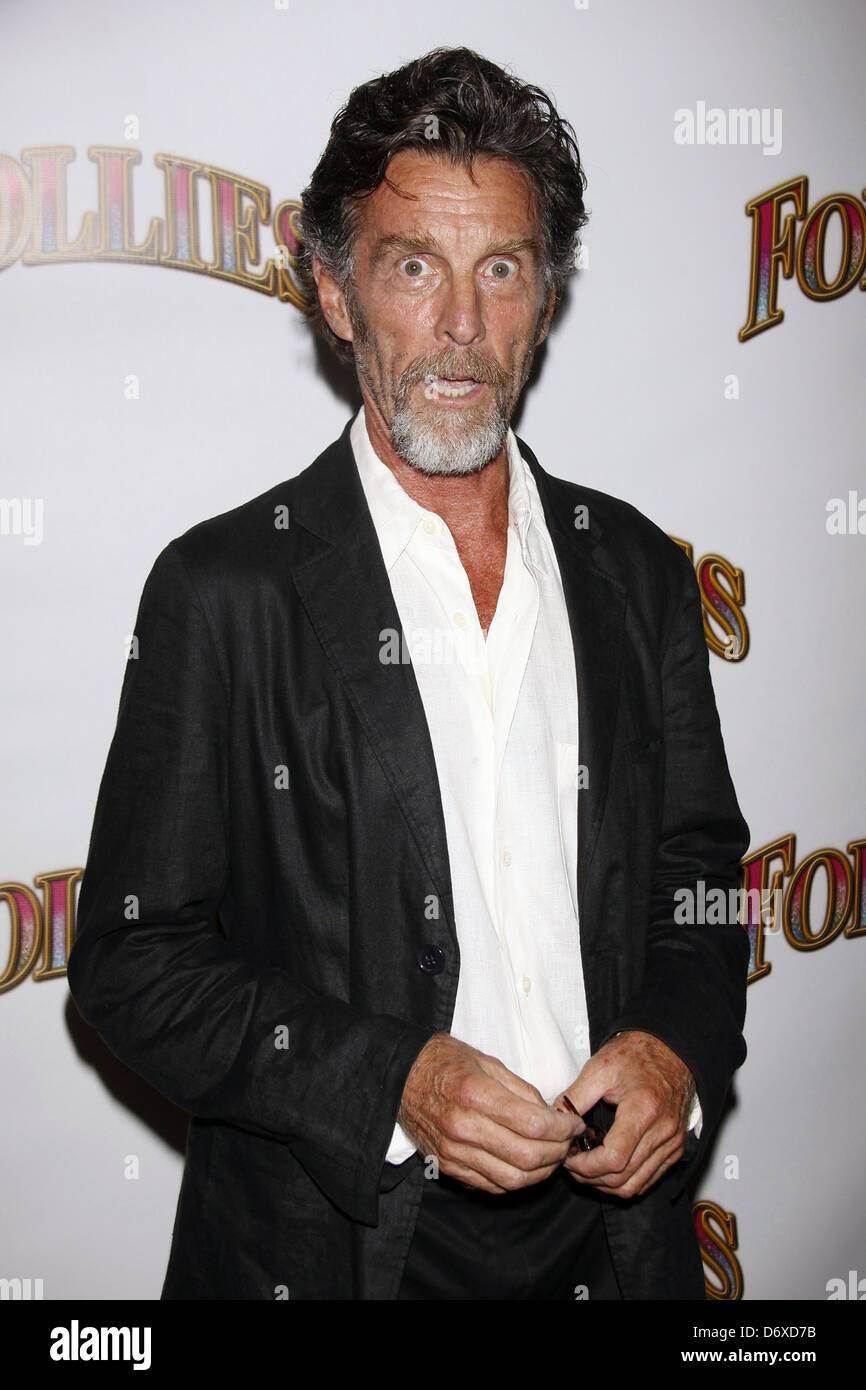 John Glover Opening night of the Broadway musical production of 'Follies' at the Marquis Theatre - Arrivals New York City, USA Stock Photo