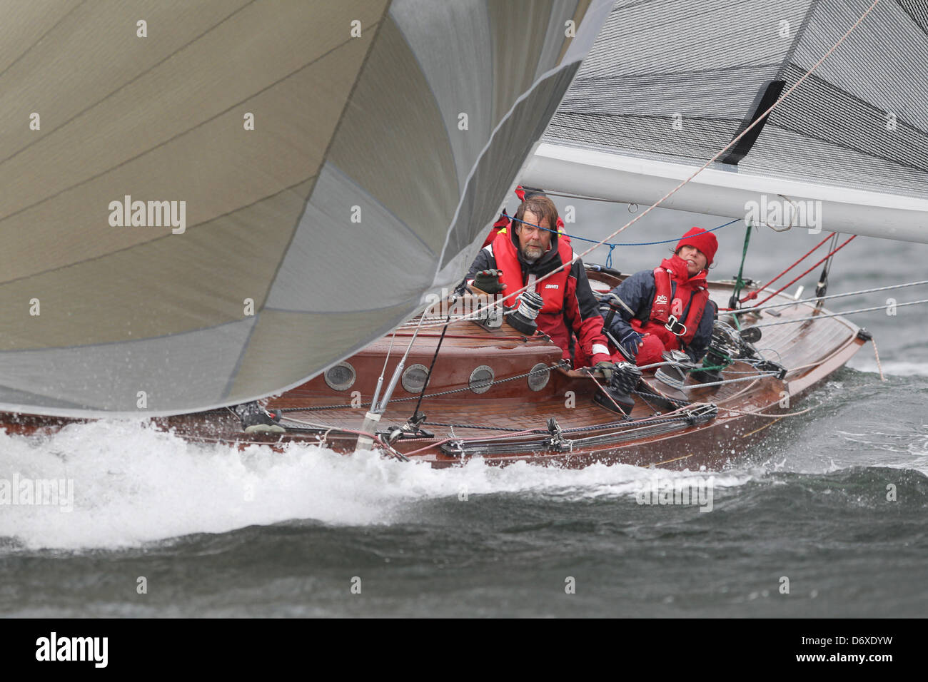 Flensburg, Germany, sailing event Robbe & Berking Classics Stock Photo