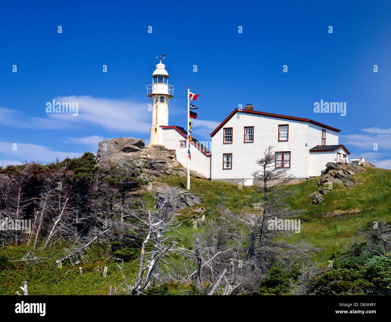 Cape Forchu Light house near Yarmouth;Canada;Nova Scotia;East Coast