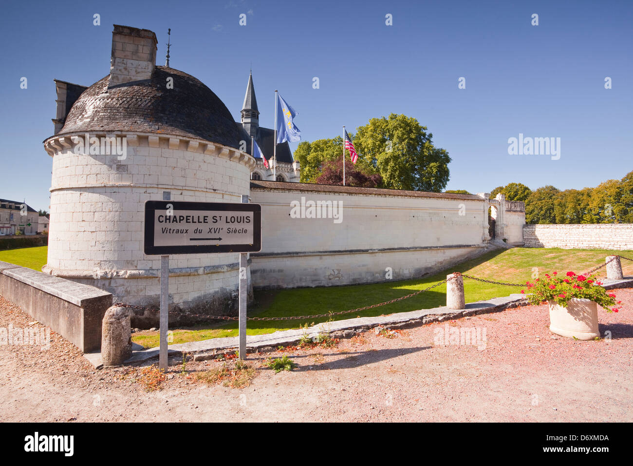 The Chapelle Saint Louis In Champigny Sur Veude Stock Photo Alamy