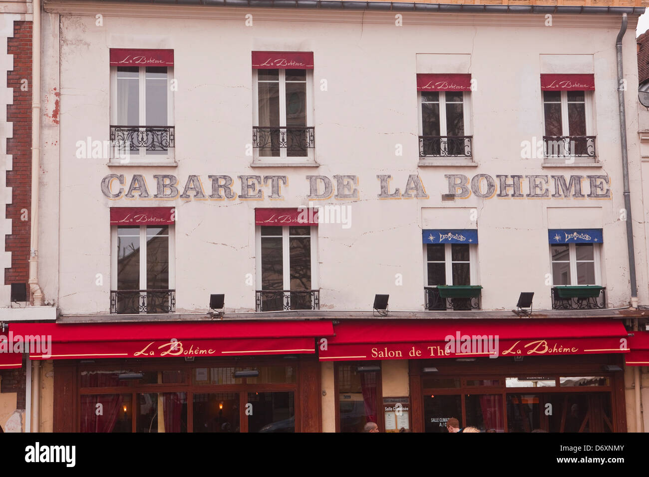 The Cabaret de la Boheme in Montmartre, Paris Stock Photo - Alamy