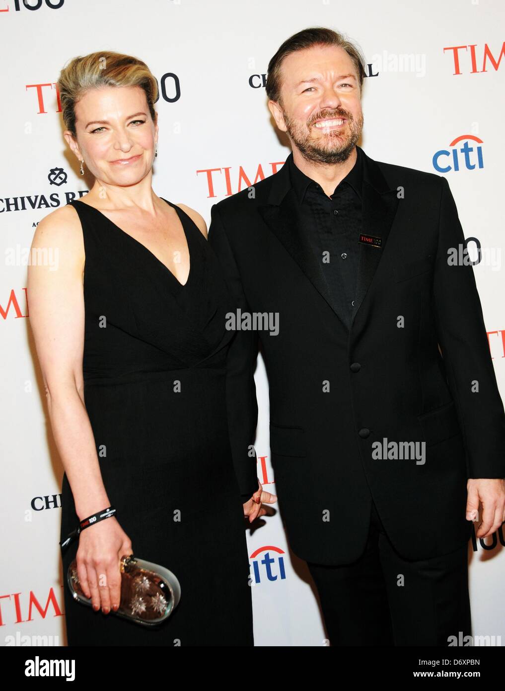 Jane Fallon, Ricky Gervais at arrivals for TIME 100 Gala - Part 2 ...