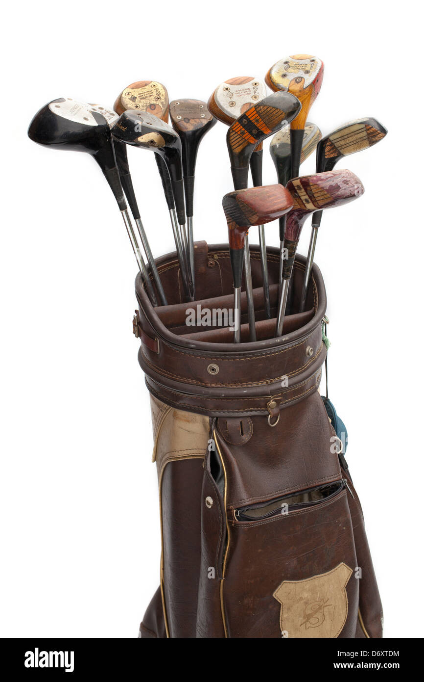 Antique golf bag hi-res stock photography and images - Alamy