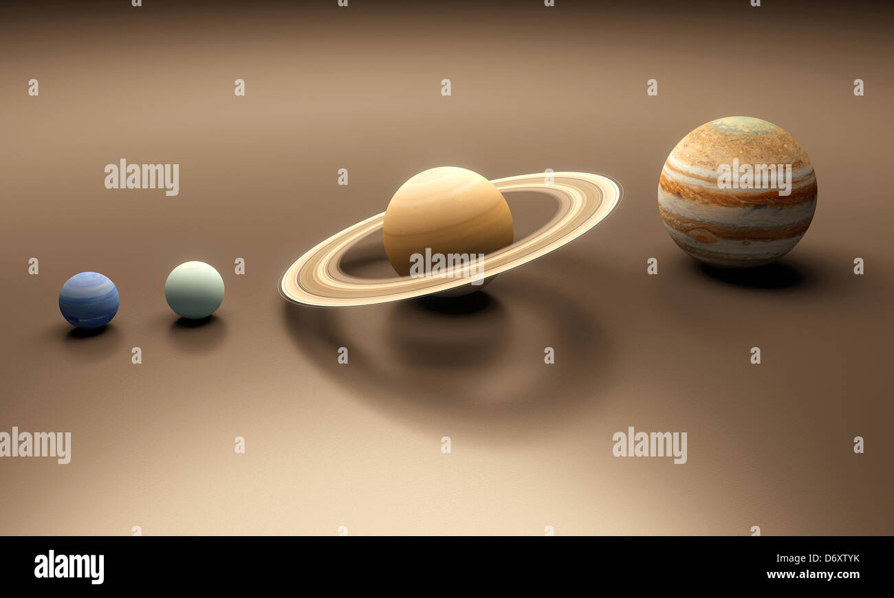 A Rendered Size comparison Sheet Between The Planets Neptune Uranus A Rendered Size comparison Sheet Between The Planets Neptune Uranus