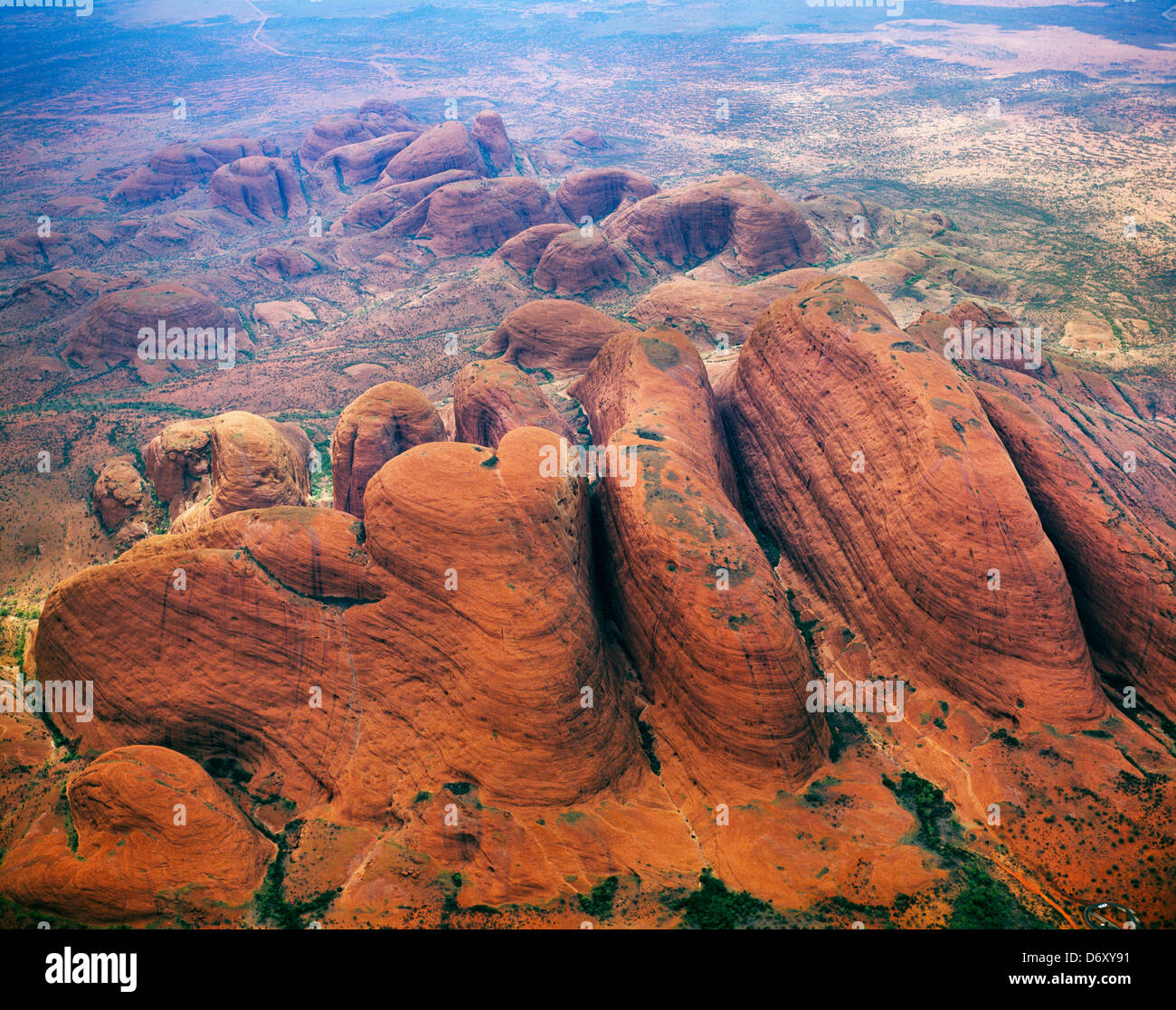 Australia, Northern Territory, Uluru-KataTjuta National Park, aerial