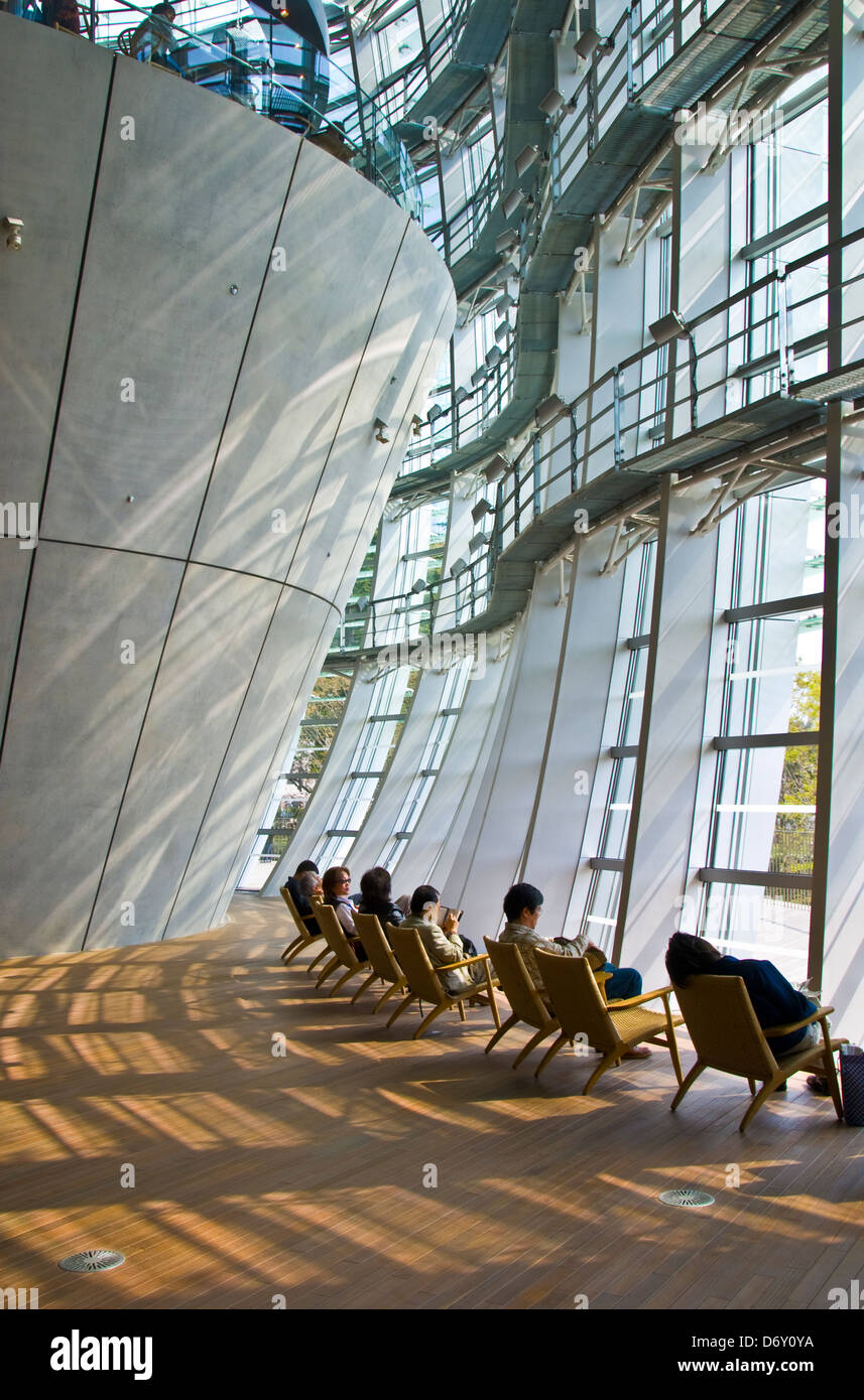 Interior of The National Art Center in Tokyo Stock Photo Alamy