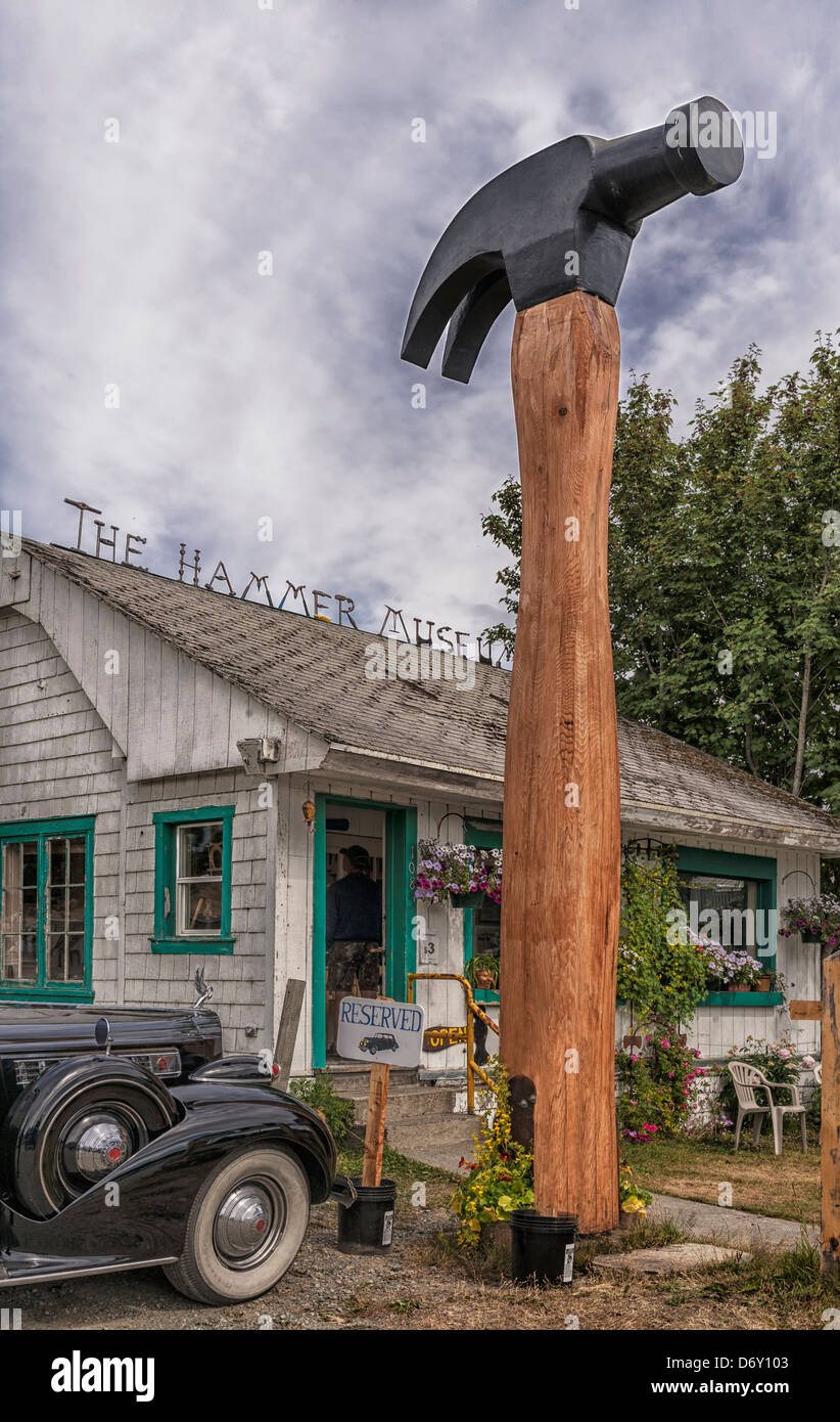 Th Hammer Museum in Haines Alaska Stock Photo