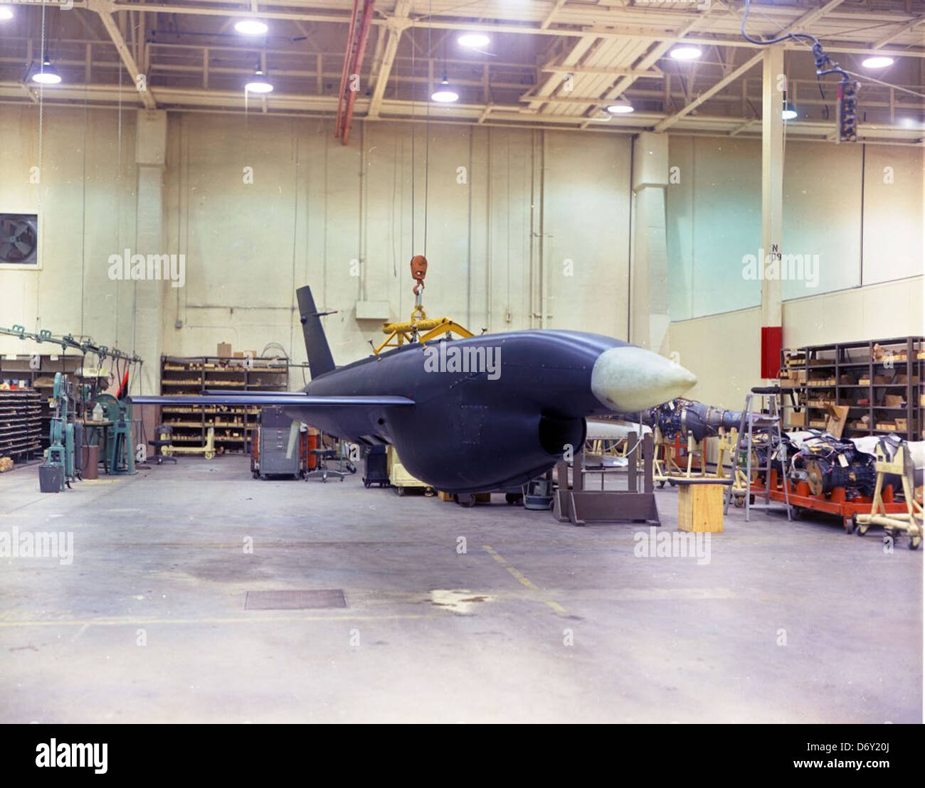 Firbee This photo shows a Ryan Aeronautical Firebee drone, identified as Q5971 ...