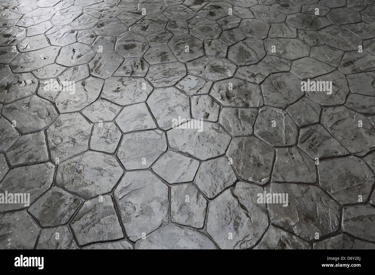 Wet stone floor in a rainy day Stock Photo Alamy