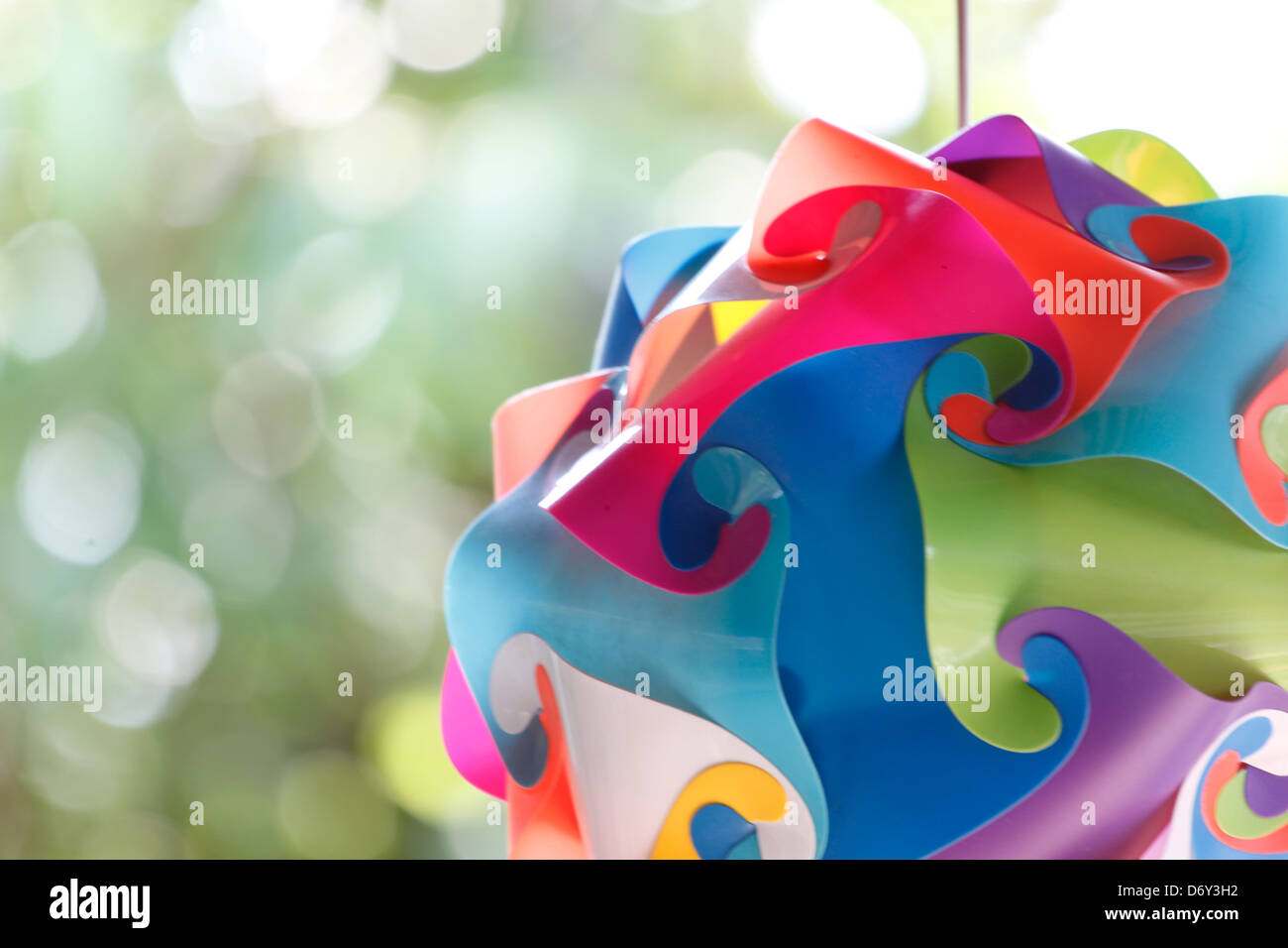 The Lighting Art on design,It's colorful. Stock Photo