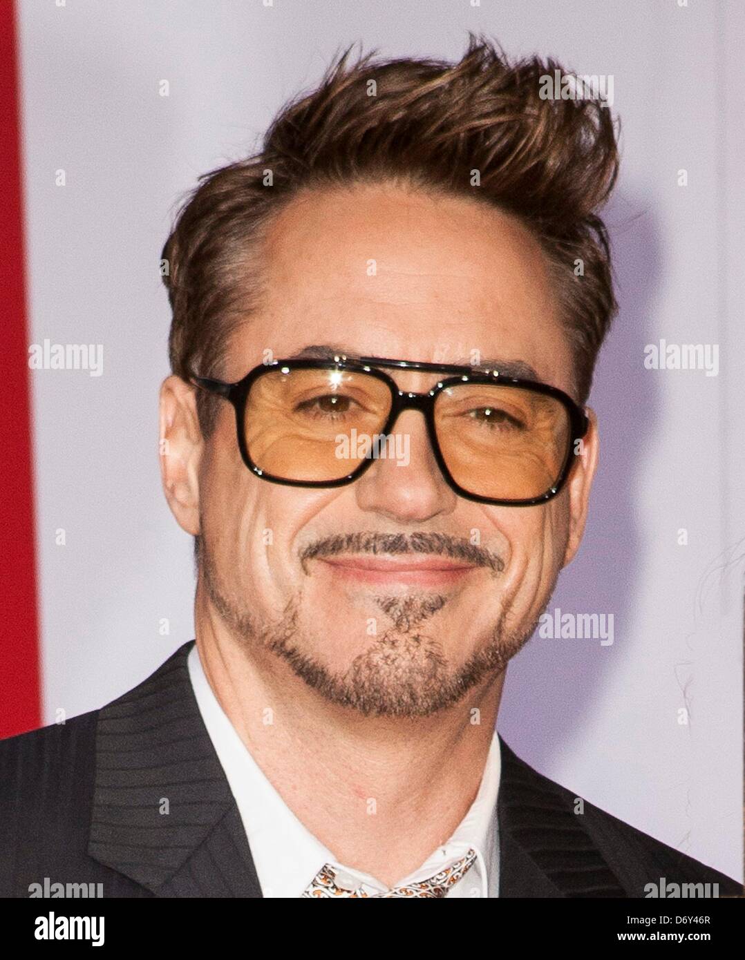 Los Angeles, USA. 24th April, 2013. Robert Downey Jr. at arrivals for IRON MAN 3 Premiere, El Capitan Theatre, Los Angeles, CA April 24, 2013. Photo By: Emiley Schweich/Everett Collection/Alamy Live News Stock Photo