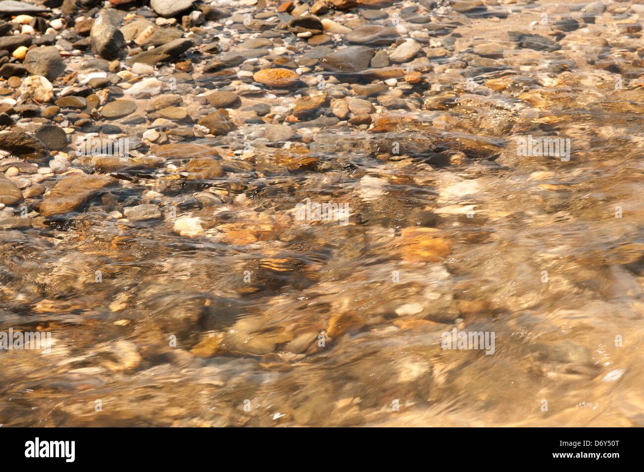 Coral Sea beach pattern Stock Photo