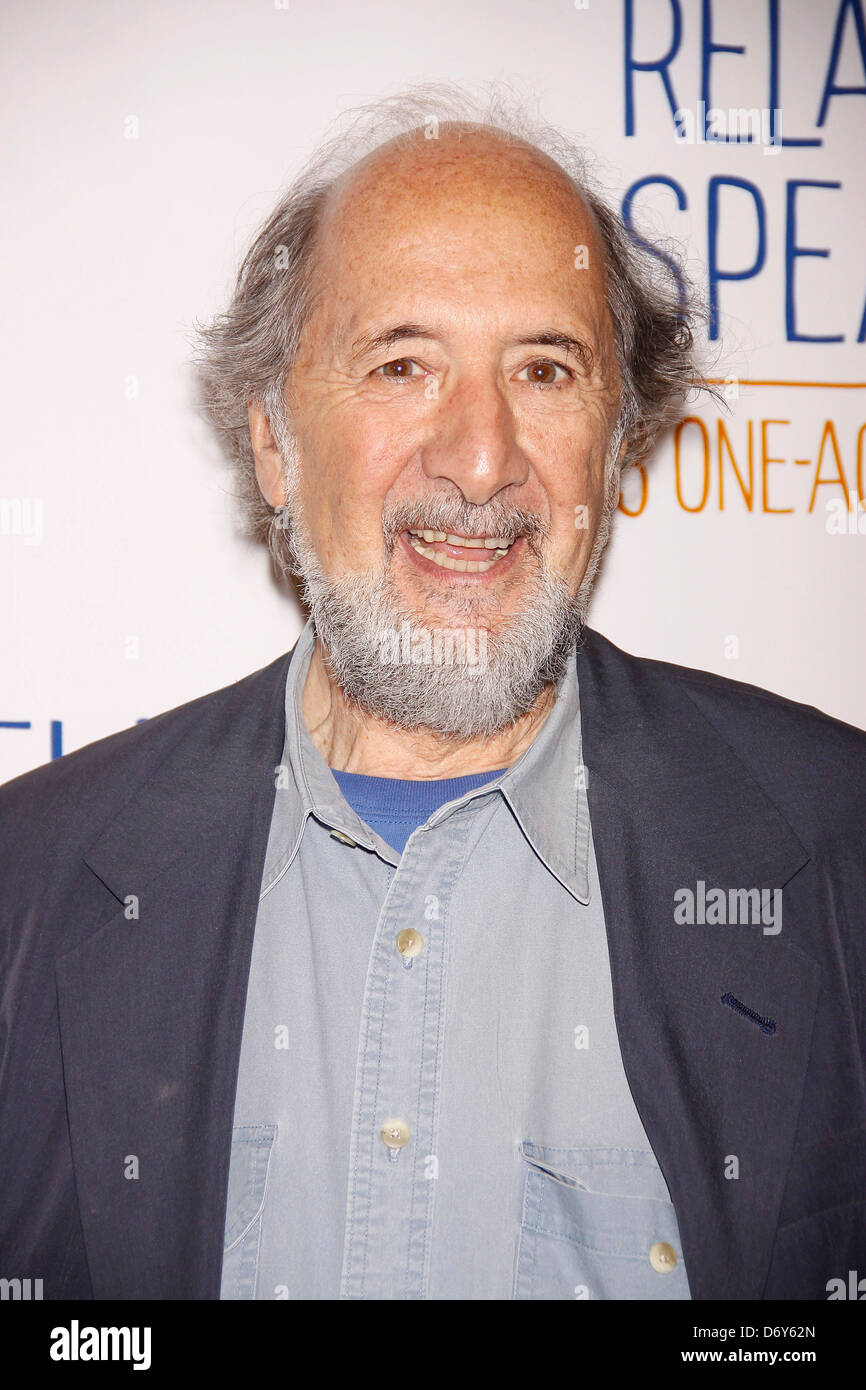 Richard Libertini Meet and greet with the cast of the Broadway production of 'Relatively Speaking' held at Sardi's restaurant. Stock Photo
