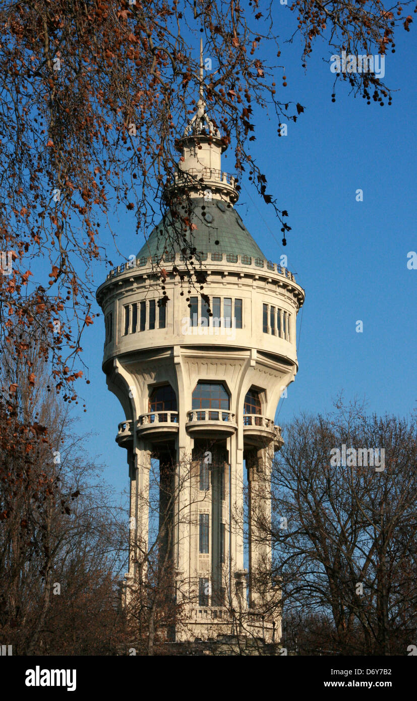 water-tower-margaret-island-daunbe-budapest-hungary-stock-photo-alamy