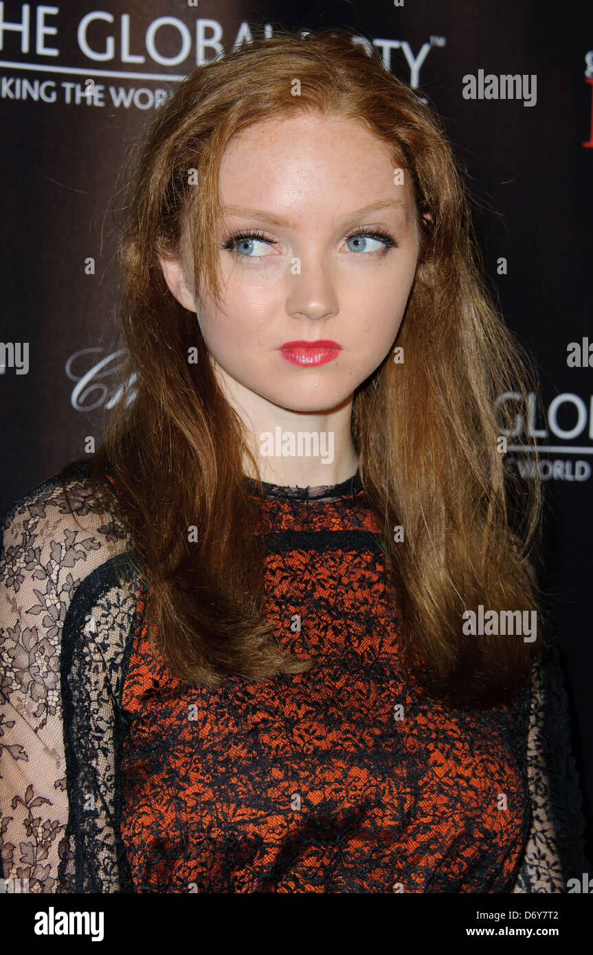 Lily Cole The Global Party- Arrivals London, England - 08.09.11 Stock ...