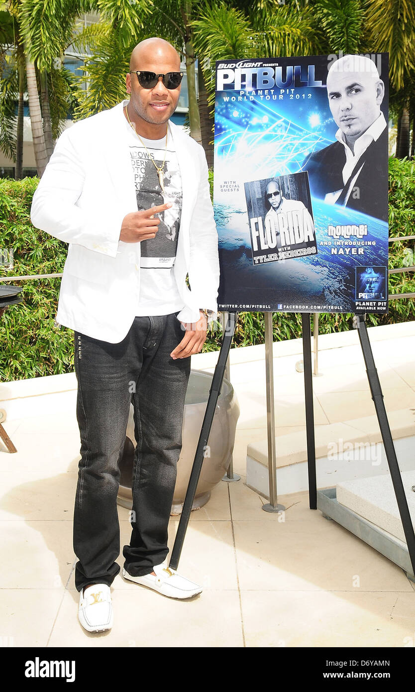 Flo Rida Flo Rida attends a press conference in Miami Beach, Florida to ...