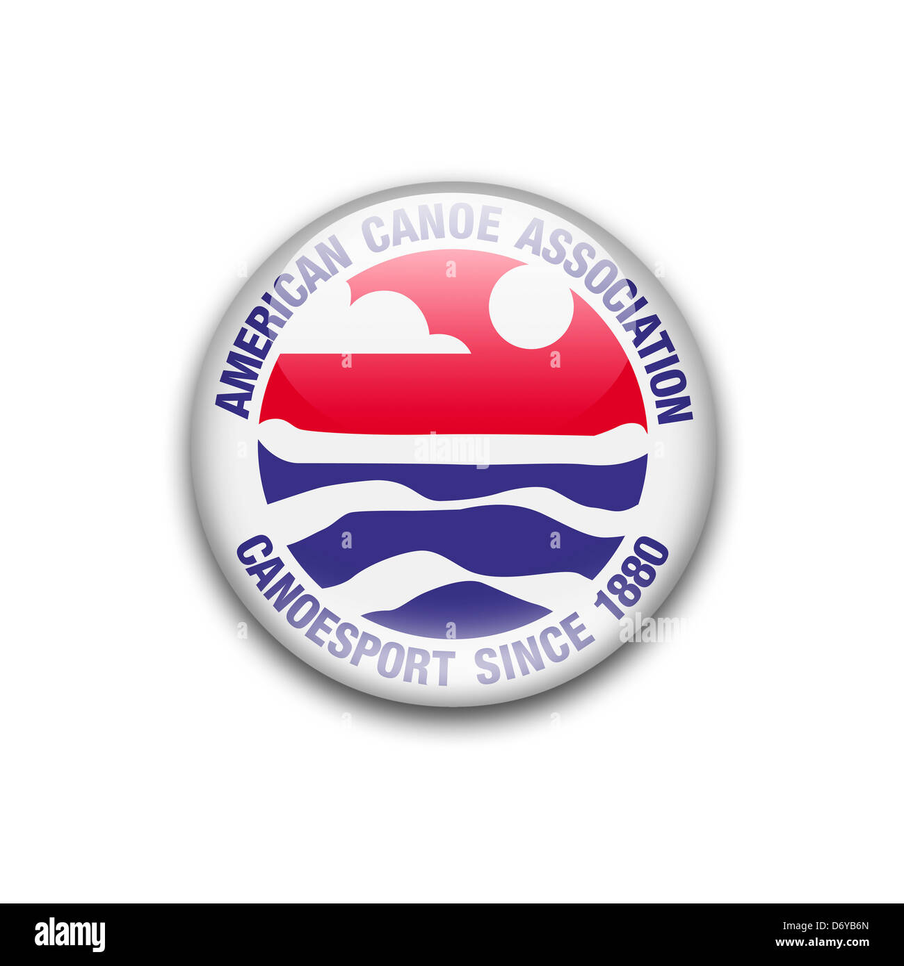 American Canoe Association logo flag icon symbol Stock Photo Alamy