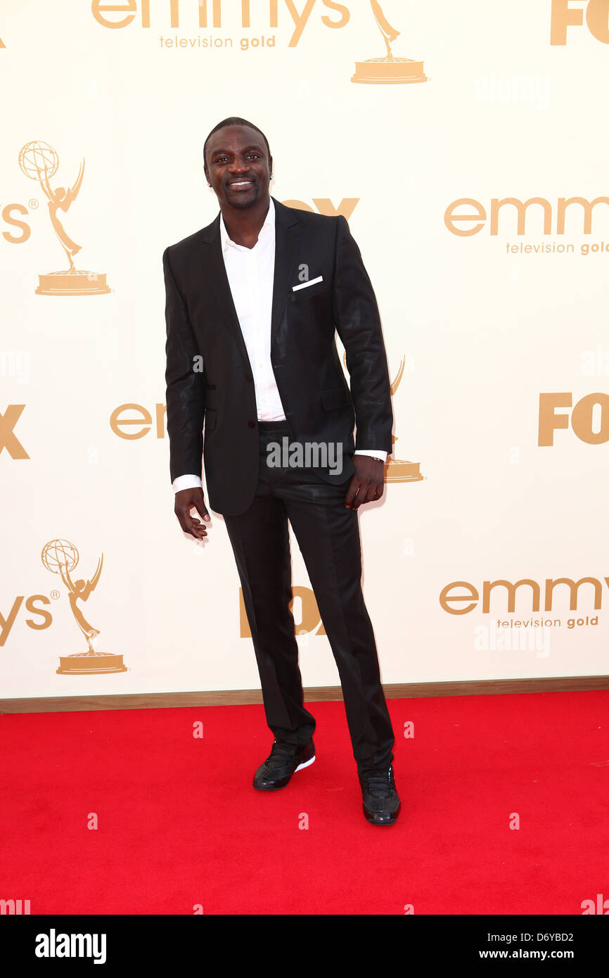 Akon 63rd Primetime Emmy Awards Arrivals Los Angeles, California - 18.09.11 Stock Photo