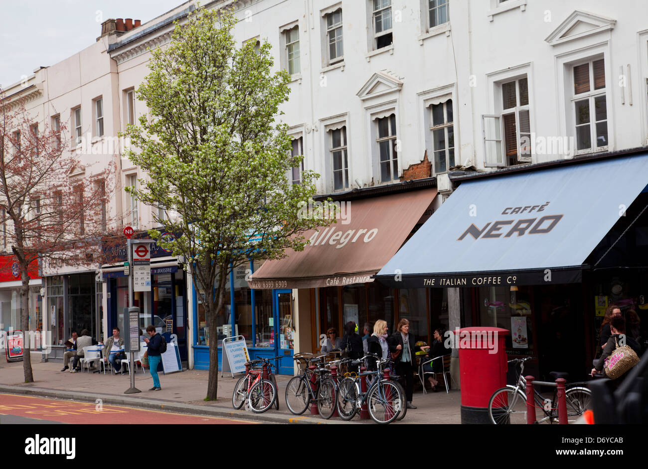 Surbiton High Street Shops - London UK Stock Photo